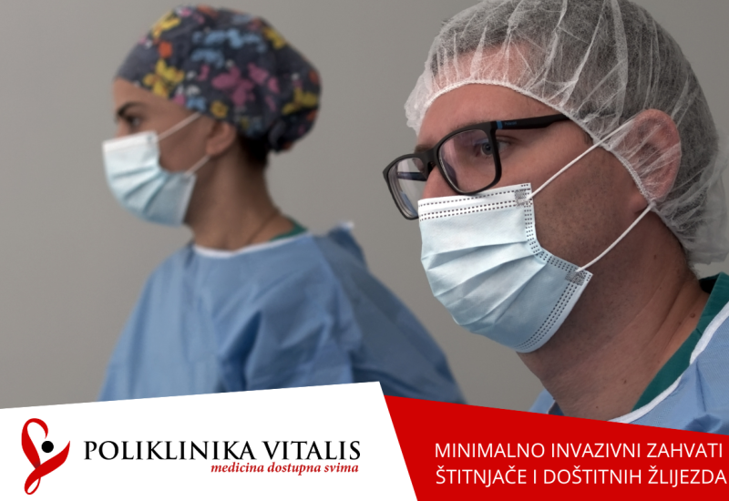 U Poliklinici Vitalis izveden prvi zahvat mikrovalne ablacije paratireoidnog adenoma u BiH